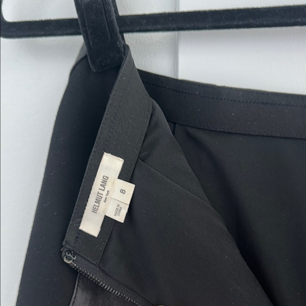 Helmut Lang Black Leather Skirt - Picture 3 of 6